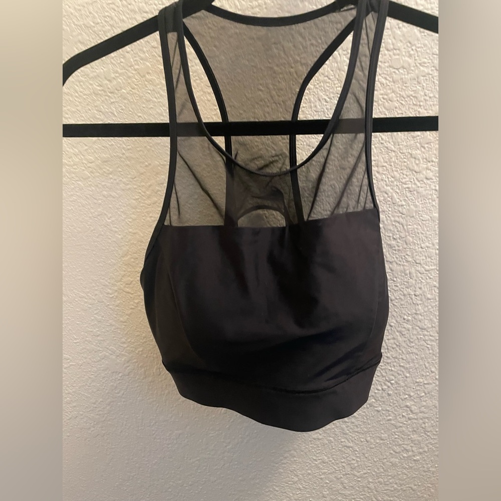 lululemon athletica Black Mesh Sports Bra